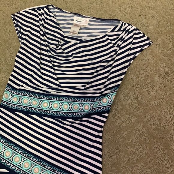 đMSSPâXSâSuper CuteâLightweightâStripedâRetroâPrintâMiniâDress - Picture 3 of 13